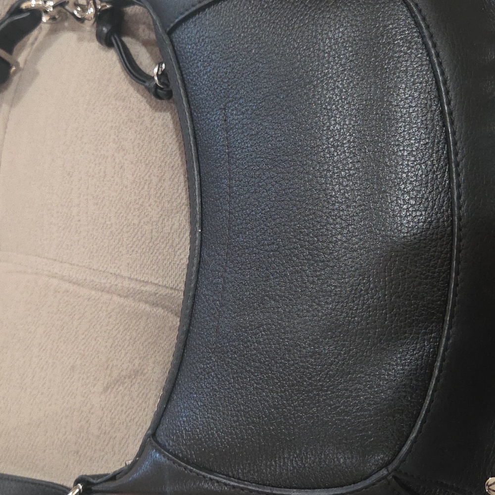 Isabel Marant Black Studded Crescent Shoulder Bag - Picture 8 of 9
